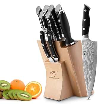 包丁セット VG10金67層ダマスカス鋼 Amazon | VGTEN 牛刀包丁 包丁 ダマスカス V金10号 67層 両刃