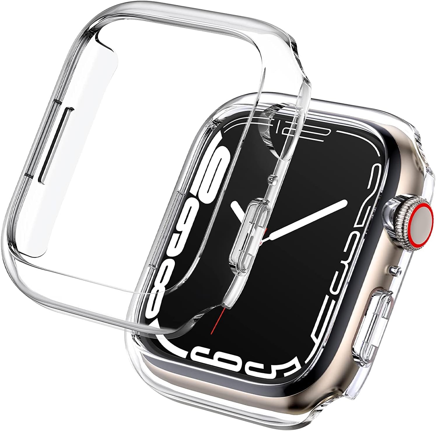 Miimall 2 Pack Case Compatible with Apple Watch Series 8/Series 7 41mm