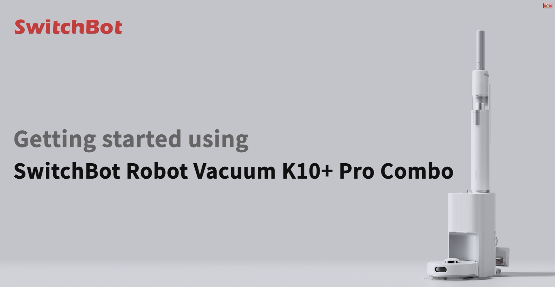 Amazon.com: SwitchBot Robot Vacuum & Cordless Vacuum Cleaner K10+ 