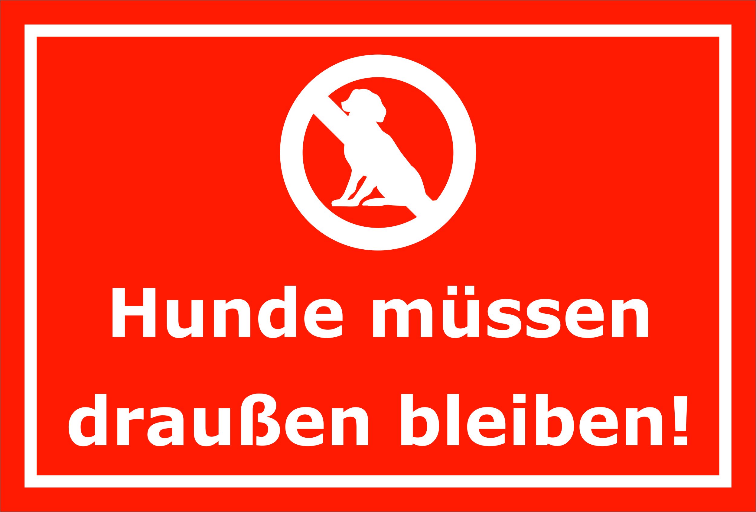 Hundeschild Bitte Hunde An Die Leine - H