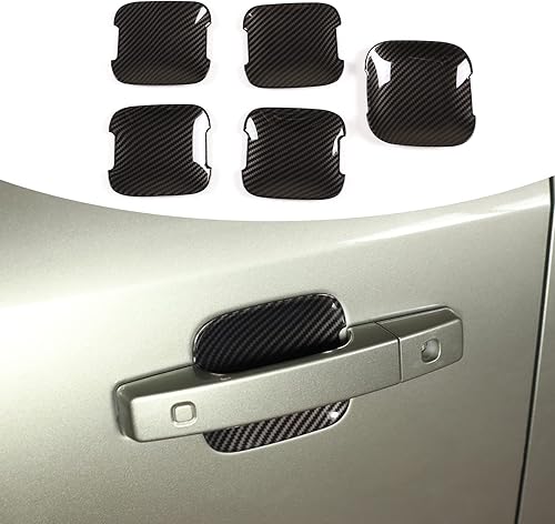 Reemplazo de la cubierta de la manija de la puerta del automóvil compatible con Land Rover Defender 90 110 2020-2023, accesorios protectores contra
