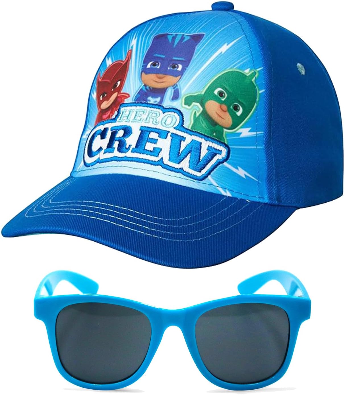 PJ Masks Boys Cotton Baseball Cap with Embroidery (Ages 2-7)