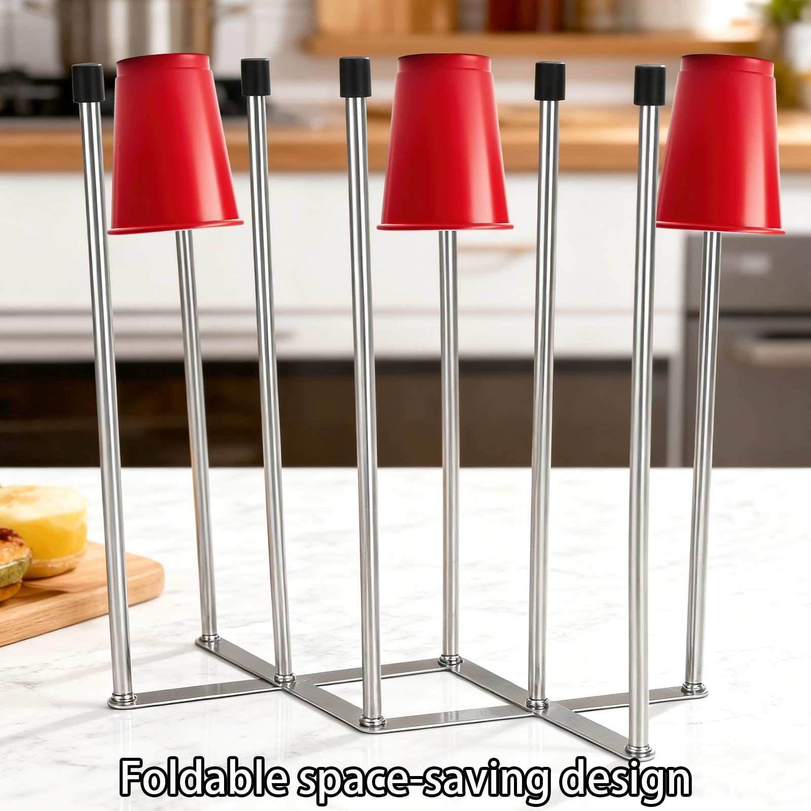 Fukaisu Foldable Bottle Drying Rack - Image 3