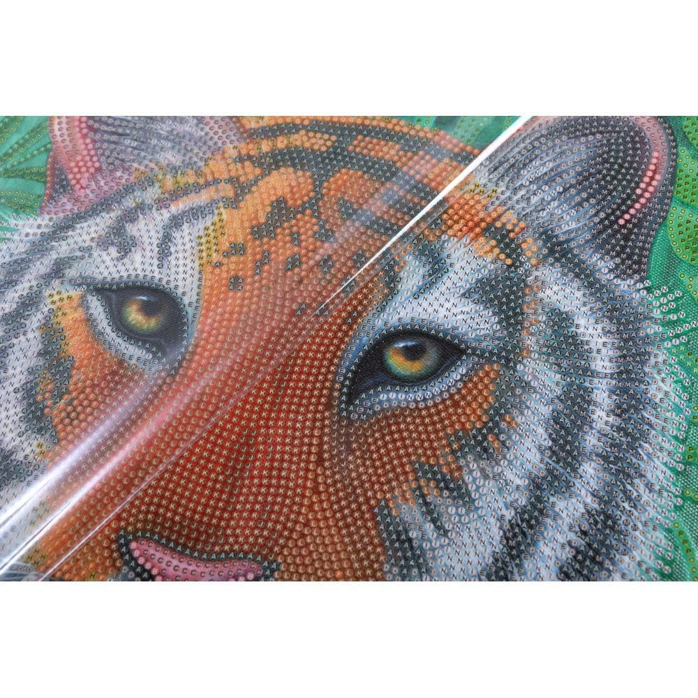 Amazon.com: Crystal Art Diamond Painting Kit Tiger 30 x 30 cm