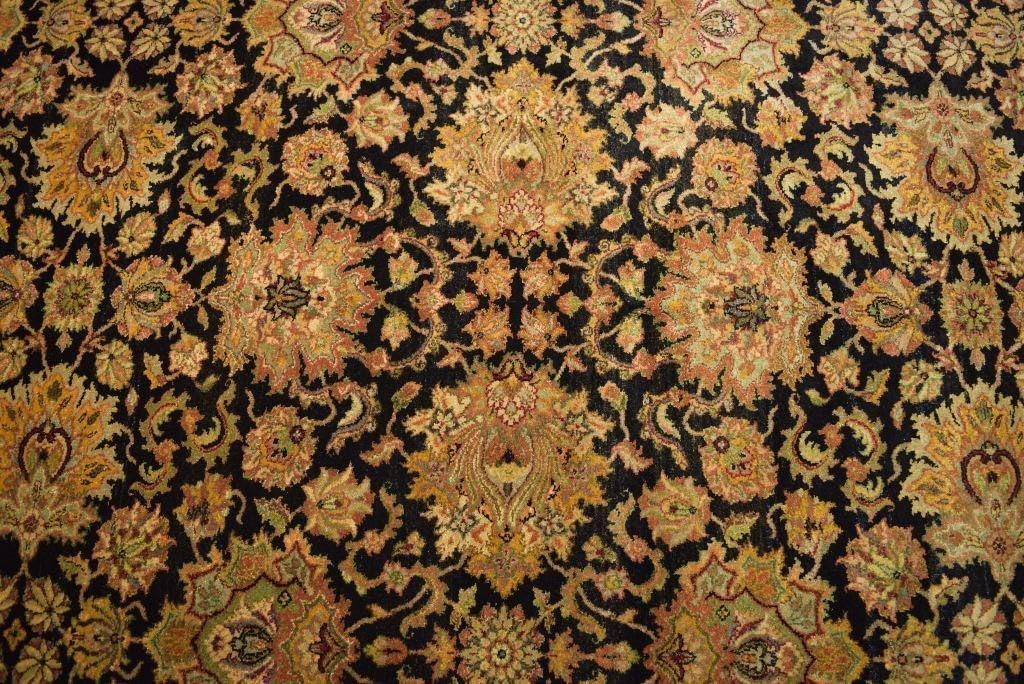 Harooni 9.3 x 11.3 Black Traditional Jaipour Rug LA-52903
