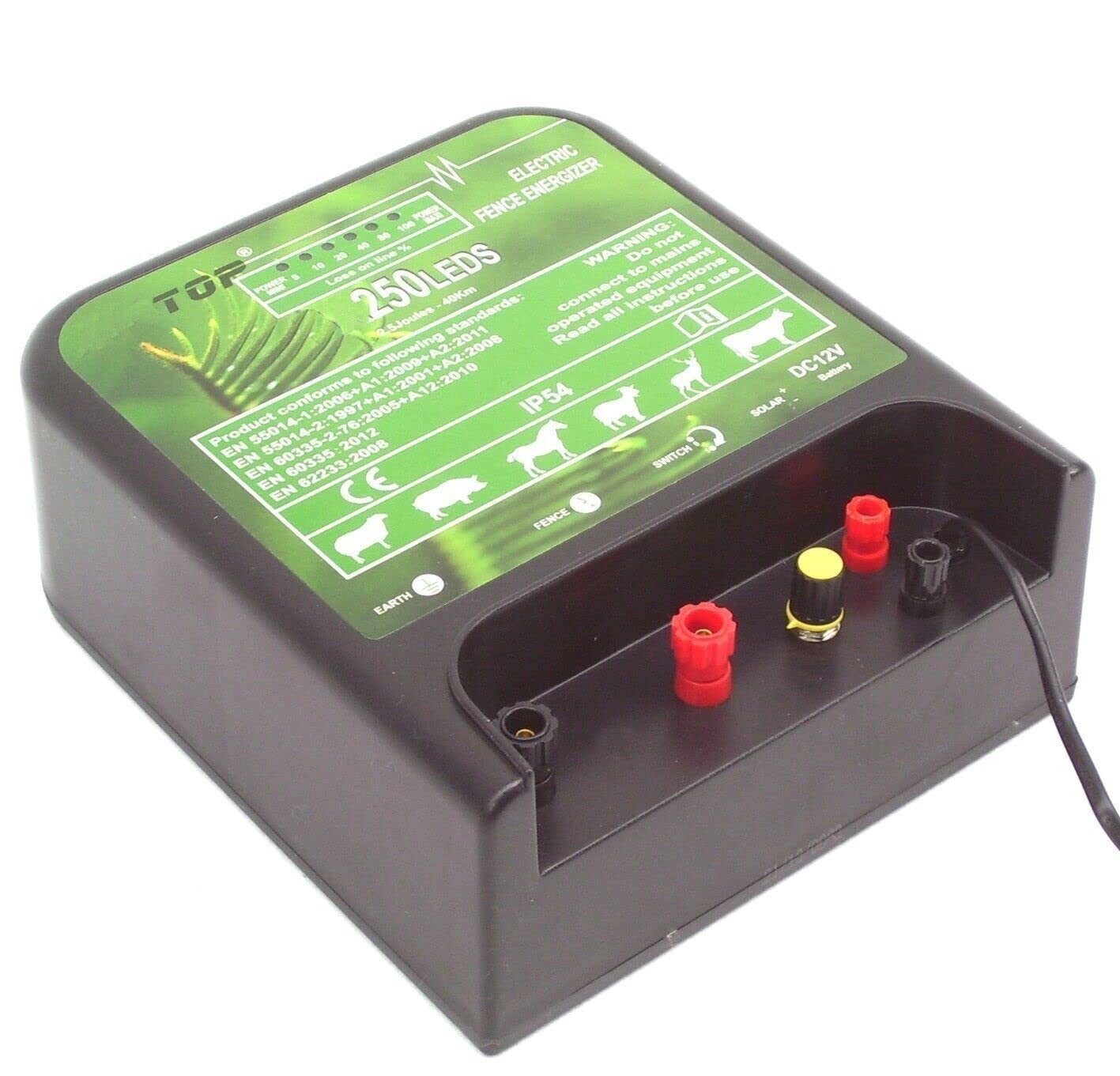 Apex Valla eléctrica para vallas (12 V, 2,5 julios)