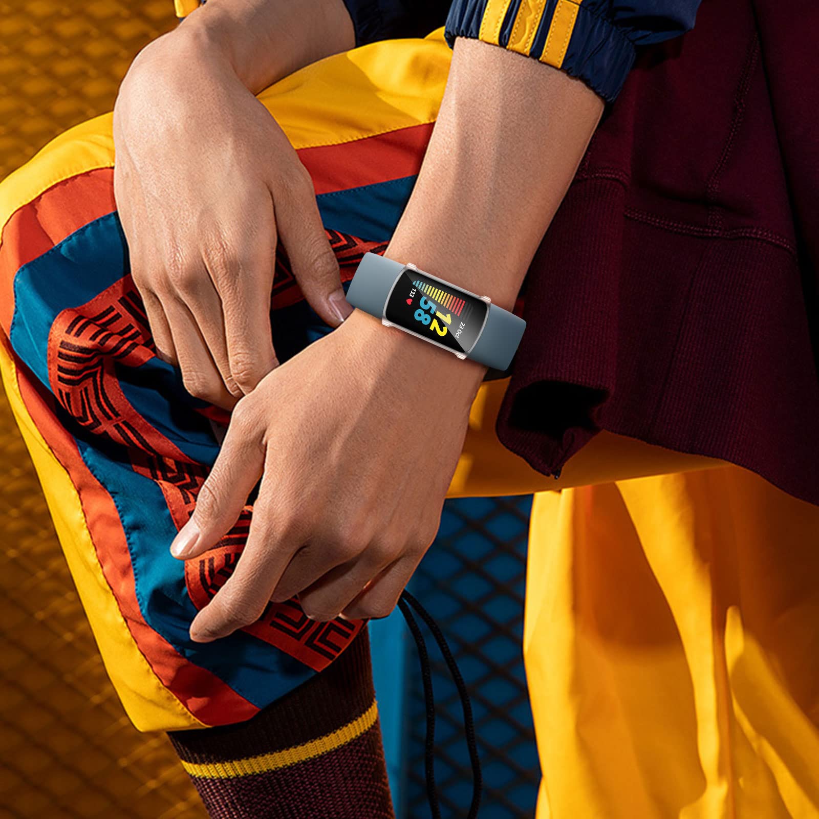 2x Pellicola Protettiva Per Fitbit Charge 6, Rivestimento Al 100 - Foto 9