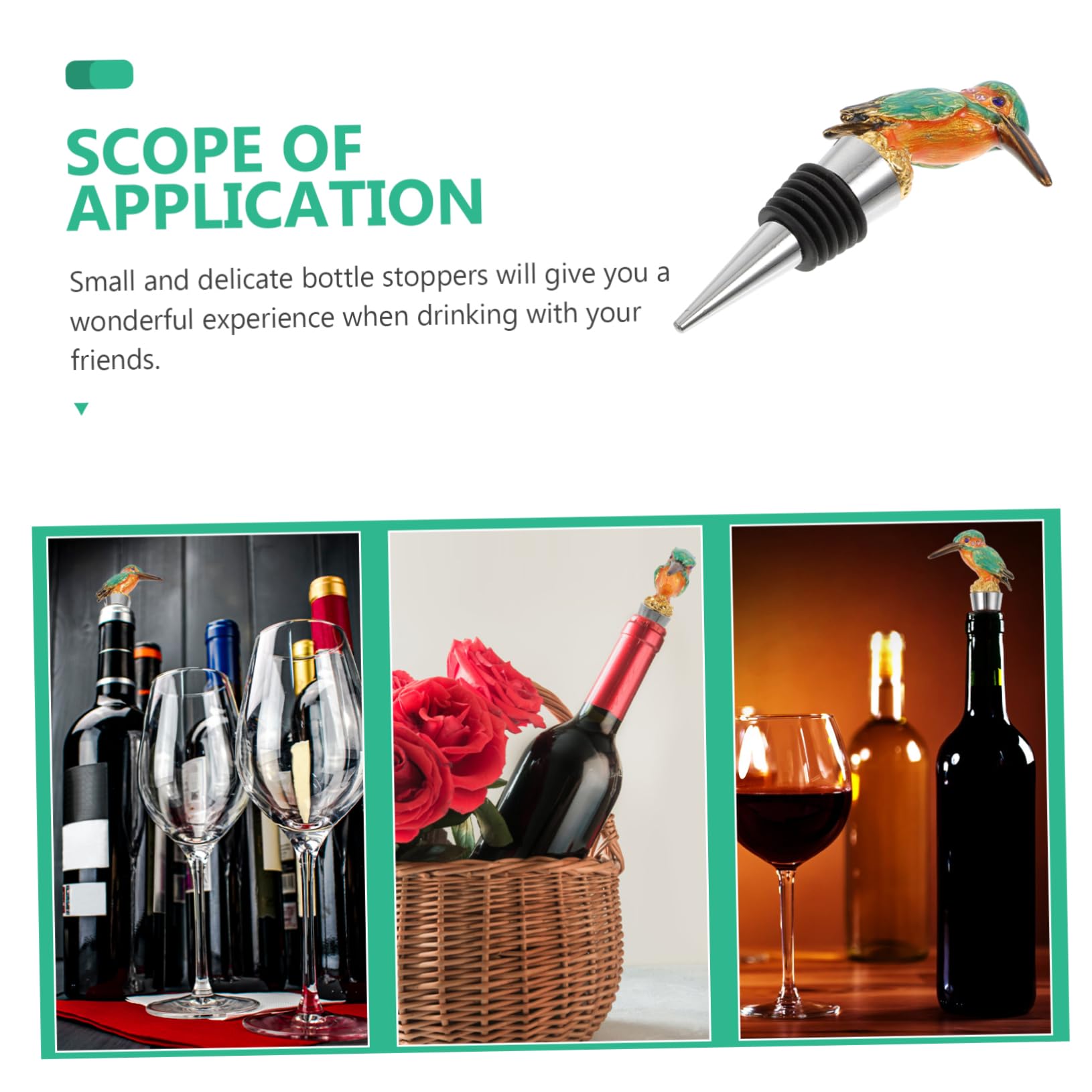 Amosfun 3 Stk Kork Weinstopfen Vakuumieren Verschlussstopfen Für Weinflaschen Coole Weinstopper Weinflaschenverschlüsse Wein Vakuum Personalisierter Weinstopper Weinbewahrer Keramik Golden