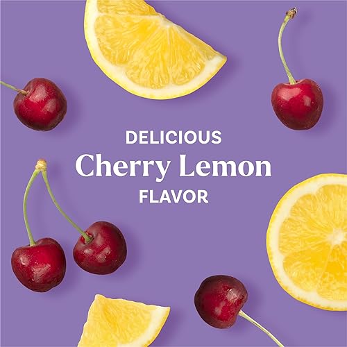 Miniatura 5 de Natrol Suplementos de glicinato de magnesio 100 mg, masticables suaves de limón cereza para un sueño saludable y cuerpo, glicinato de magnesio 100