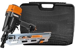 Freeman PFR2190 Pneumatic 21 Degree 3-1/2" Framing Nailer with Case