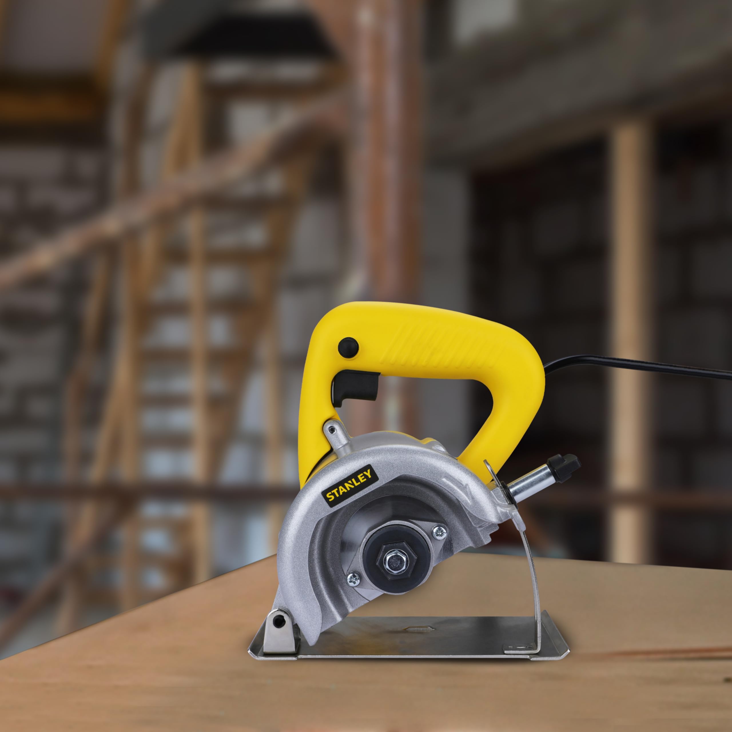 STANLEY STSP110-IN 1200 Watt 4inch (100mm) Heavy Duty Marble Cutter/ Tile Cutter with Depth Adjustment 4