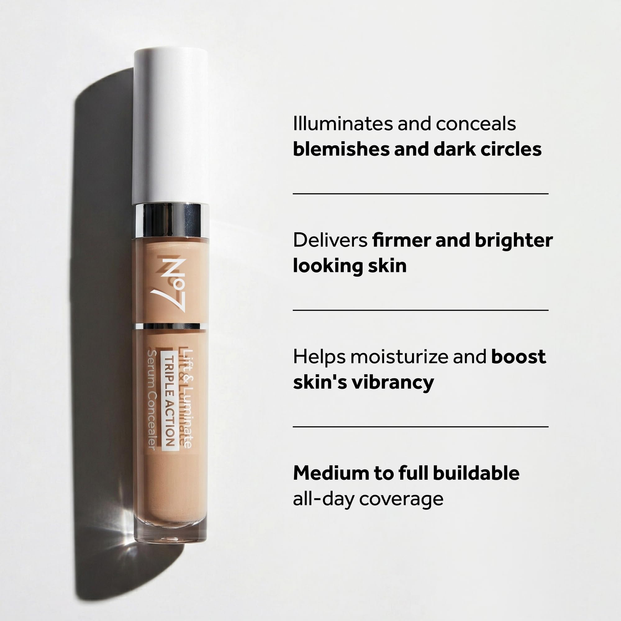 No7 Lift & Luminate Concealer - Brighten & Conceal -3