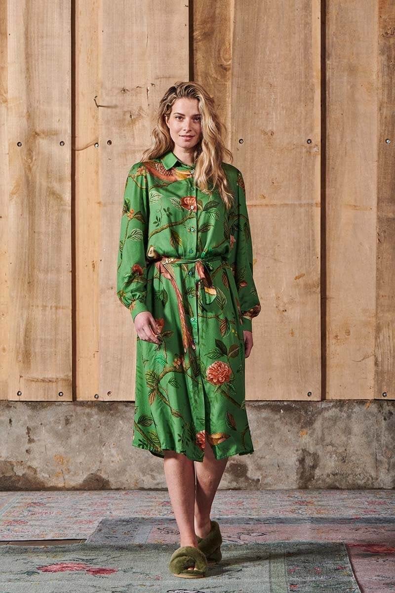 PIP Studio - Donnatella Long Sleeve Good Nightingale Green M
