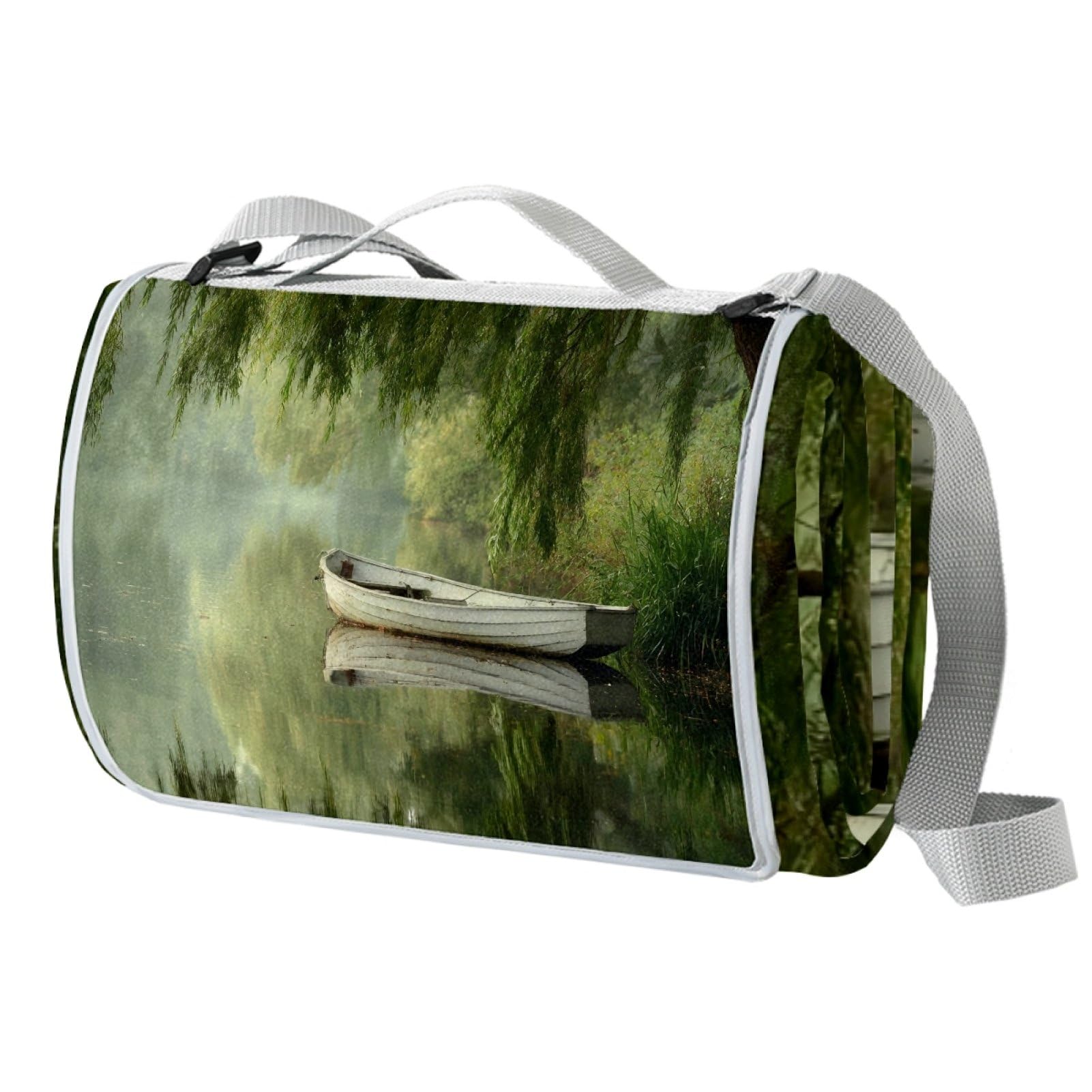 Couverture de pique-nique imperméable 150x145 cm avec poignée pour le camping et le jardin