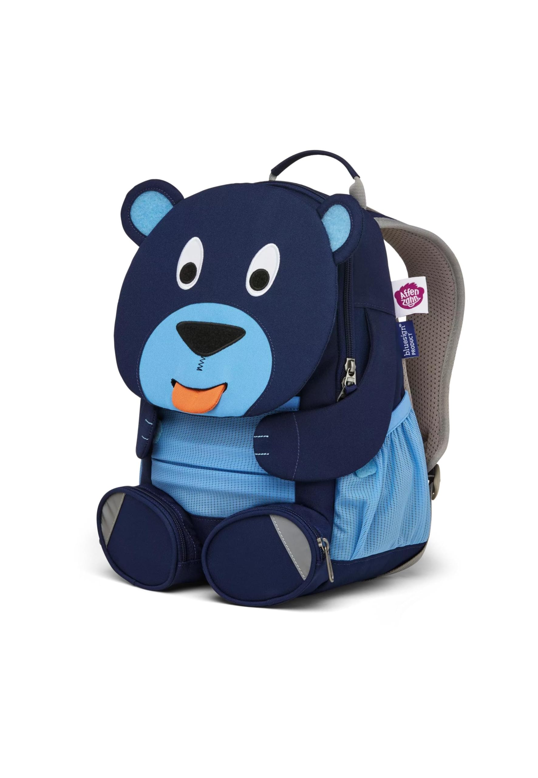 Affenzahn Großer Freund Kinderrucksack, Bär-Blau