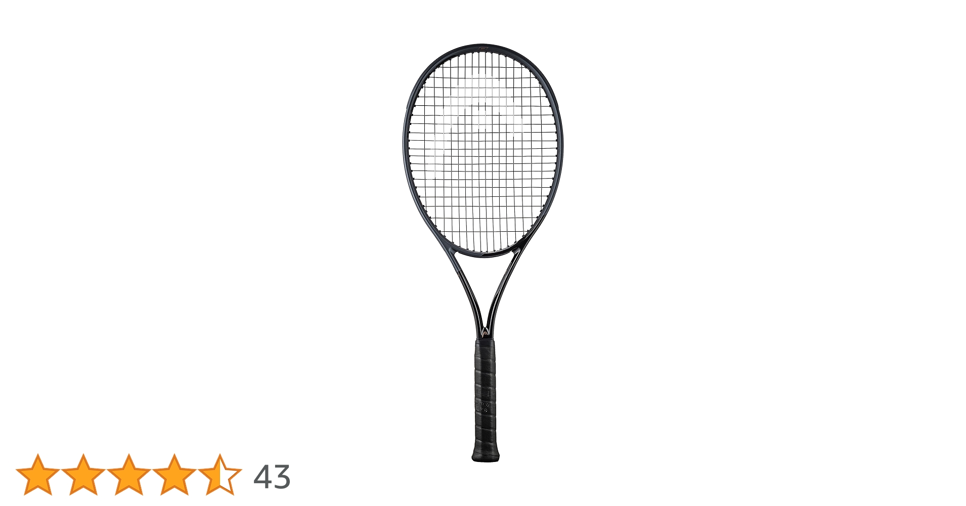 Head Speed MP Tennis Racquet, Black (4 3/8