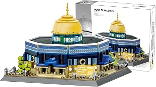 Dome of The Rock Building Blocks Set - 900+ Pcs Islamic Toys for Kids - Aqsa Muslim Eid Gifts for Kids