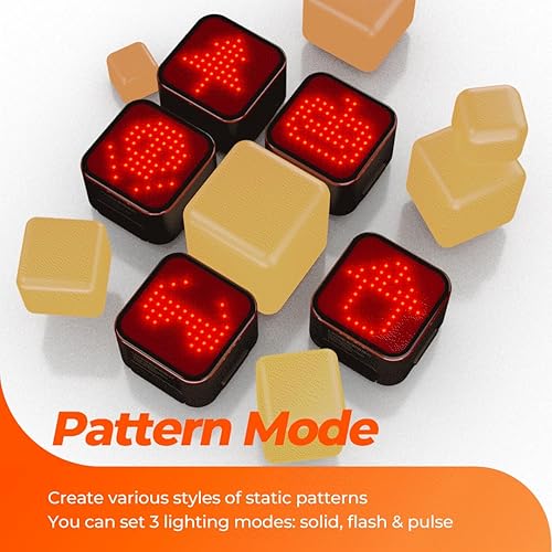 Miniatura 3 de Magene L308 Luz trasera inteligente para bicicleta, altamente personalizable, luz trasera de bicicleta ligera Bluetooth sin cable de carga, 96 luces