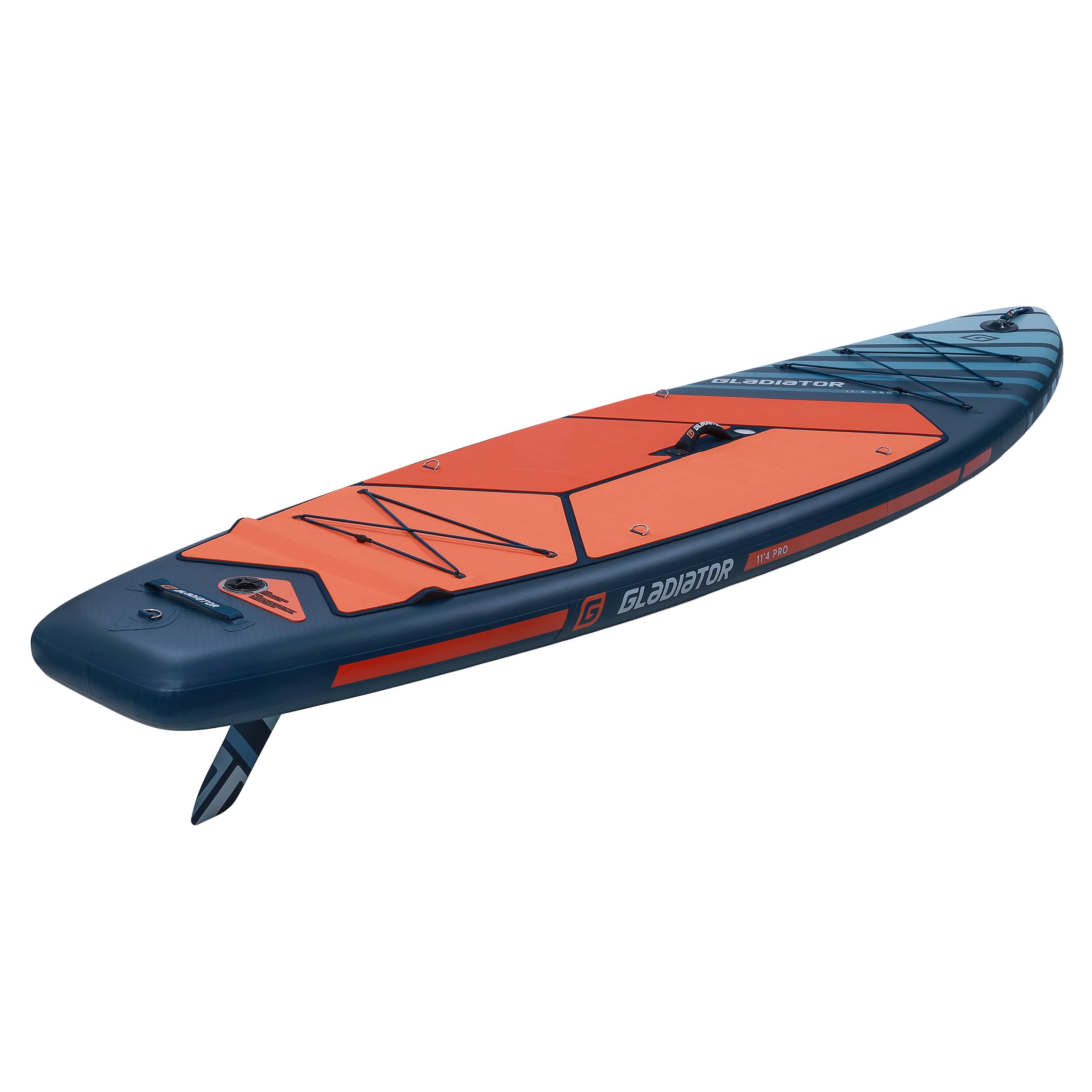 Gladiator PRO Touring SUP aufblasbar, Stand Up Paddle Board Set mit Carbon Paddel, Premium iSUP für Lange Touren, bis 26 PSI
