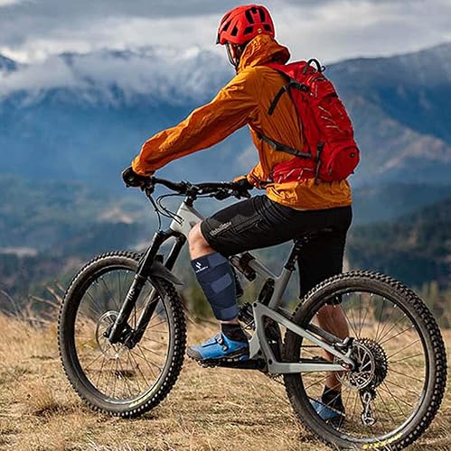 Miniatura 7 de Soporte de pantorrilla, paquete de 2 férula ajustable de compresión para pantorrillas