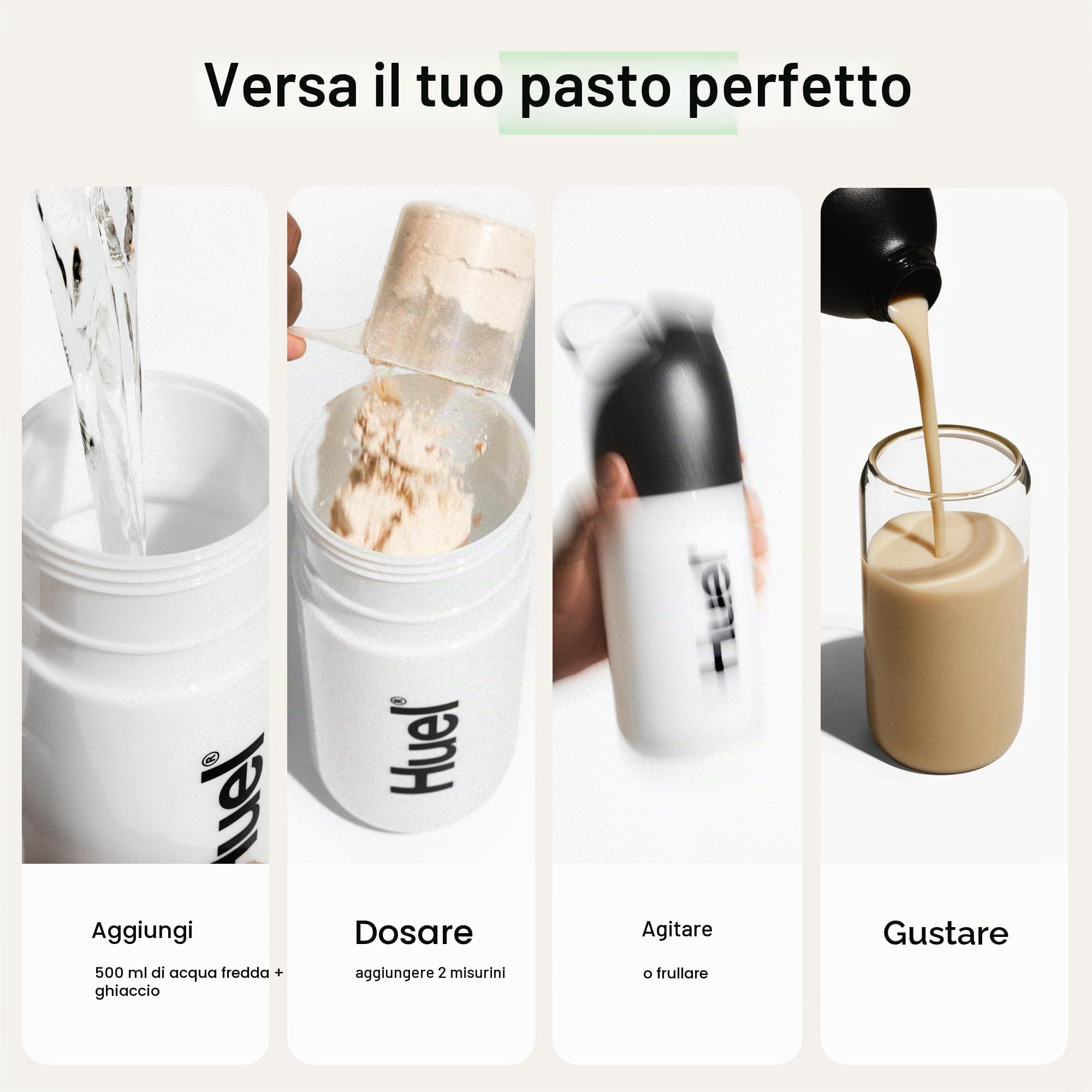 Huel Black Edition pasti e misurini ad alta proteina, vaniglia | 17 pasti/bustina - 40 g di proteine, ricco di vitamine, minerali e fibre, senza glutine