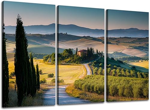 Miniatura 11 de Lienzo de 3 piezas de impresiones artísticas para pared, cuadro de paisaje de selva tropical, selva tropical, cuadros enmarcados, pintura de pared,