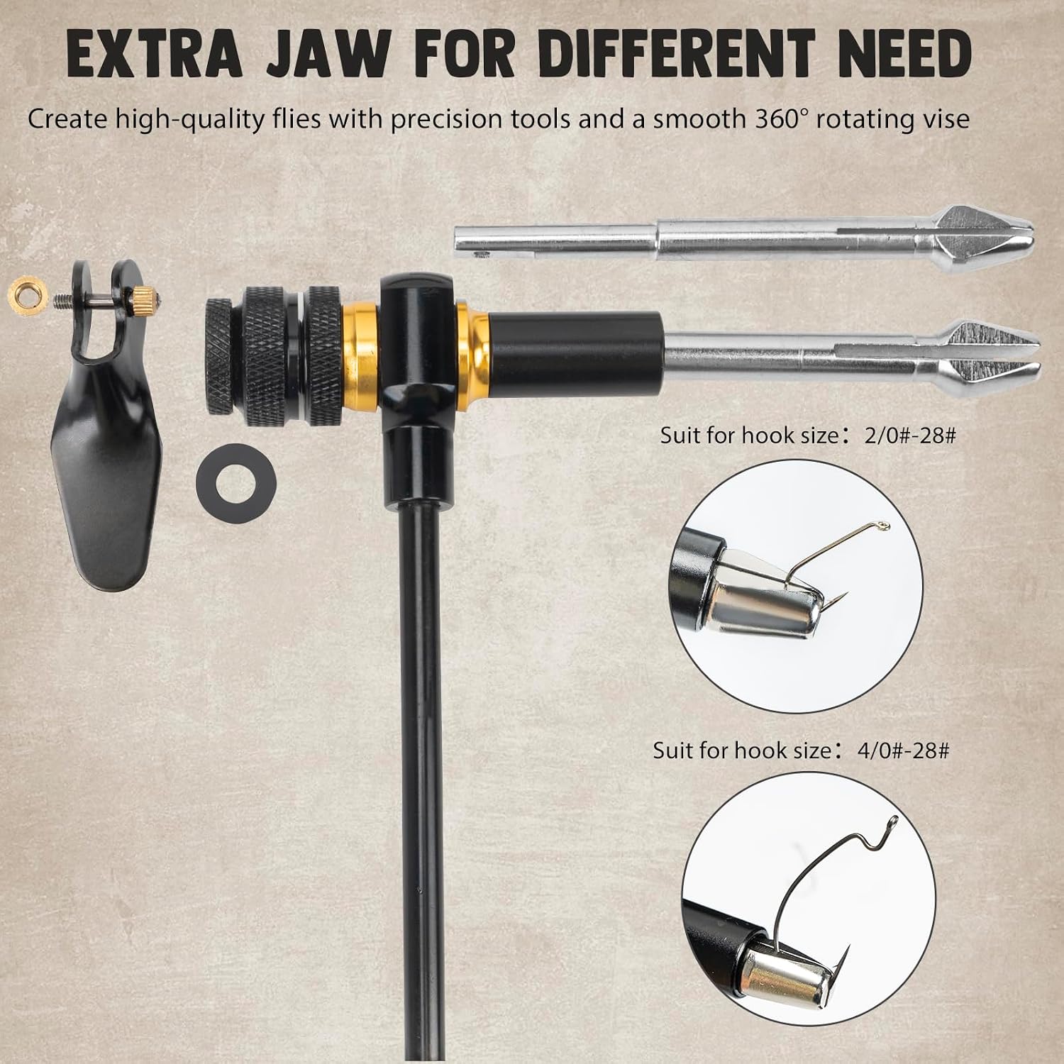 QualyQualy Fly Tying Vise & Tools Kit, Complete Set with Bag Include Fly Tying Vise Bobbin Essential Fly Tying Tool Kit for Beginners & Experts