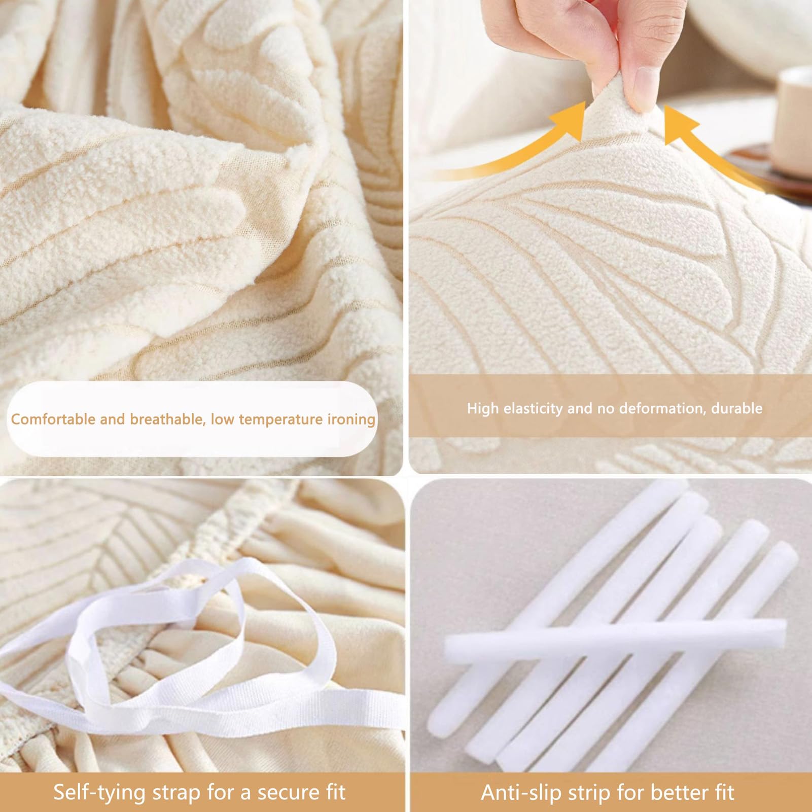 Stretch Samt Sofabezug 1 2 3 4 5 Sitzer für Ecke L-Form Sofa Überzug 1 Stück Universelle rutschfeste Couchbezug mit Elastischen Boden Möbelschutz