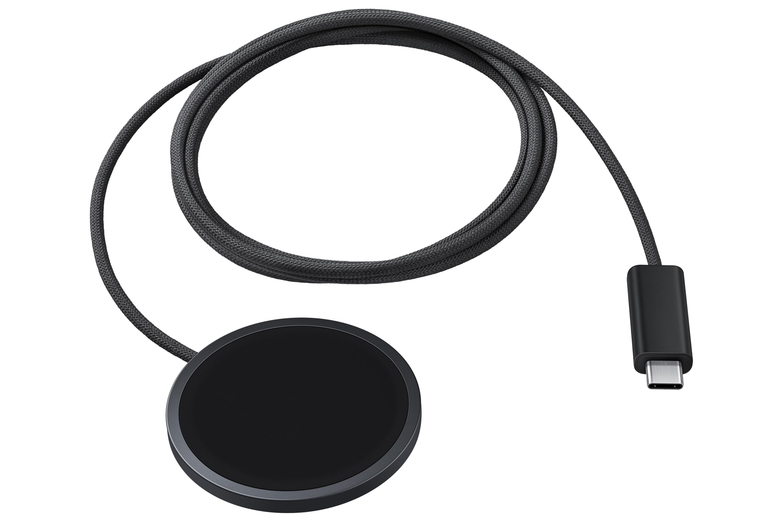 Samsung Magnet Wireless Charger 25 Watt EP-P2900B für Smartphones und kompatible Ladecases verschiedener Hersteller, Qi2-Support, Schwarz