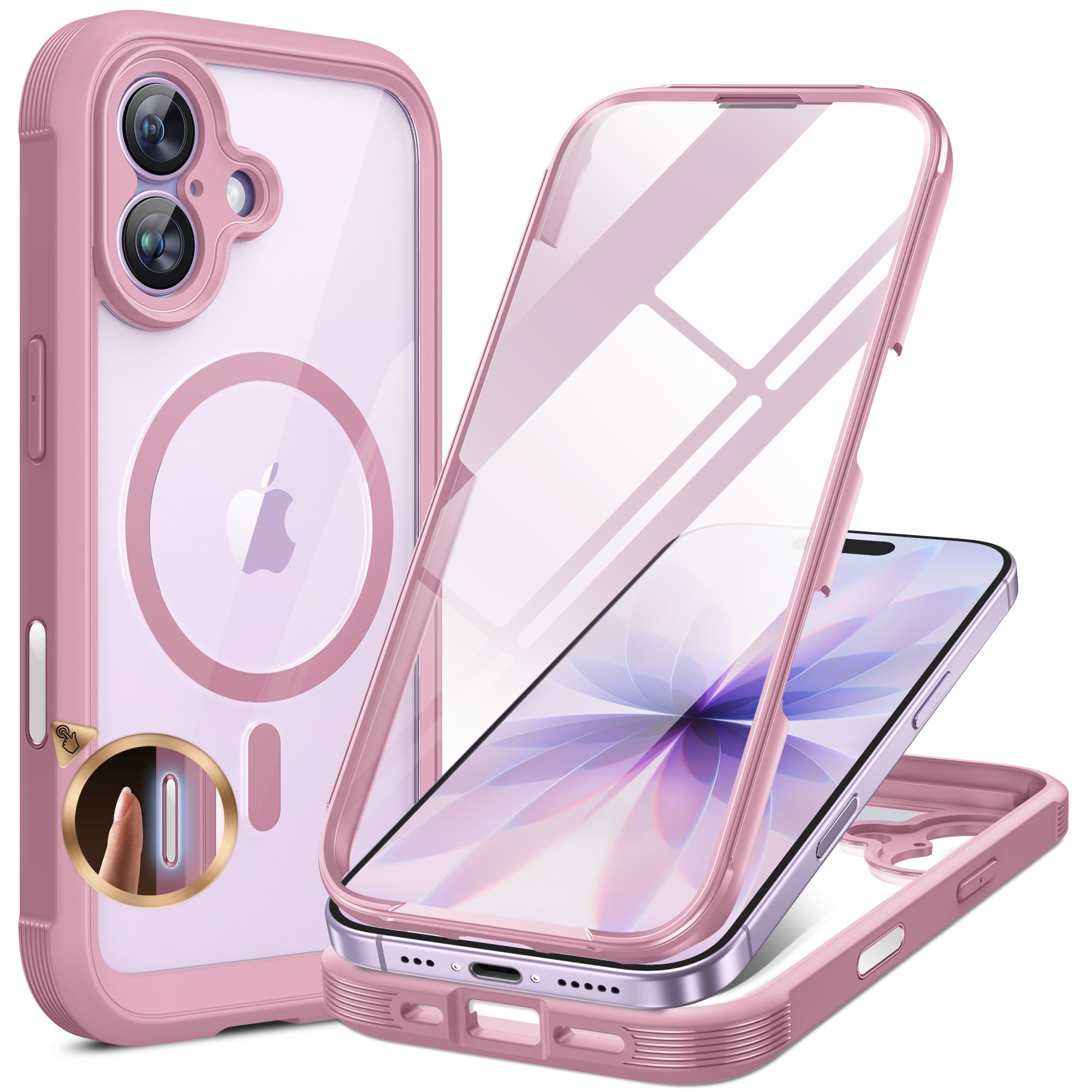 Photo 1 of Miracase for iPhone 17 Case, Purple