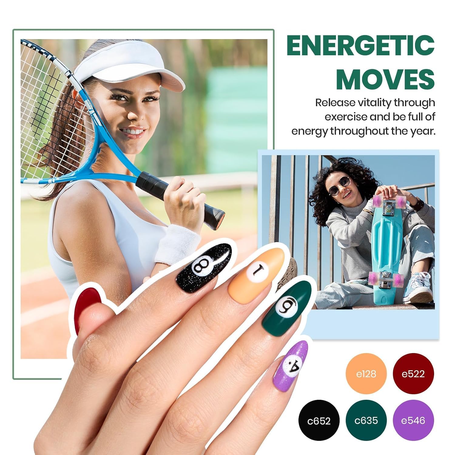 Beetles Gel Polish Set de 37 capas base mate brillante con luz ultravioleta