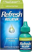 Refresh Relieva Lubricant Eye Drops for Dry Eye Relief - 0.33 Fl Oz Sterile, Hydrocell Technology