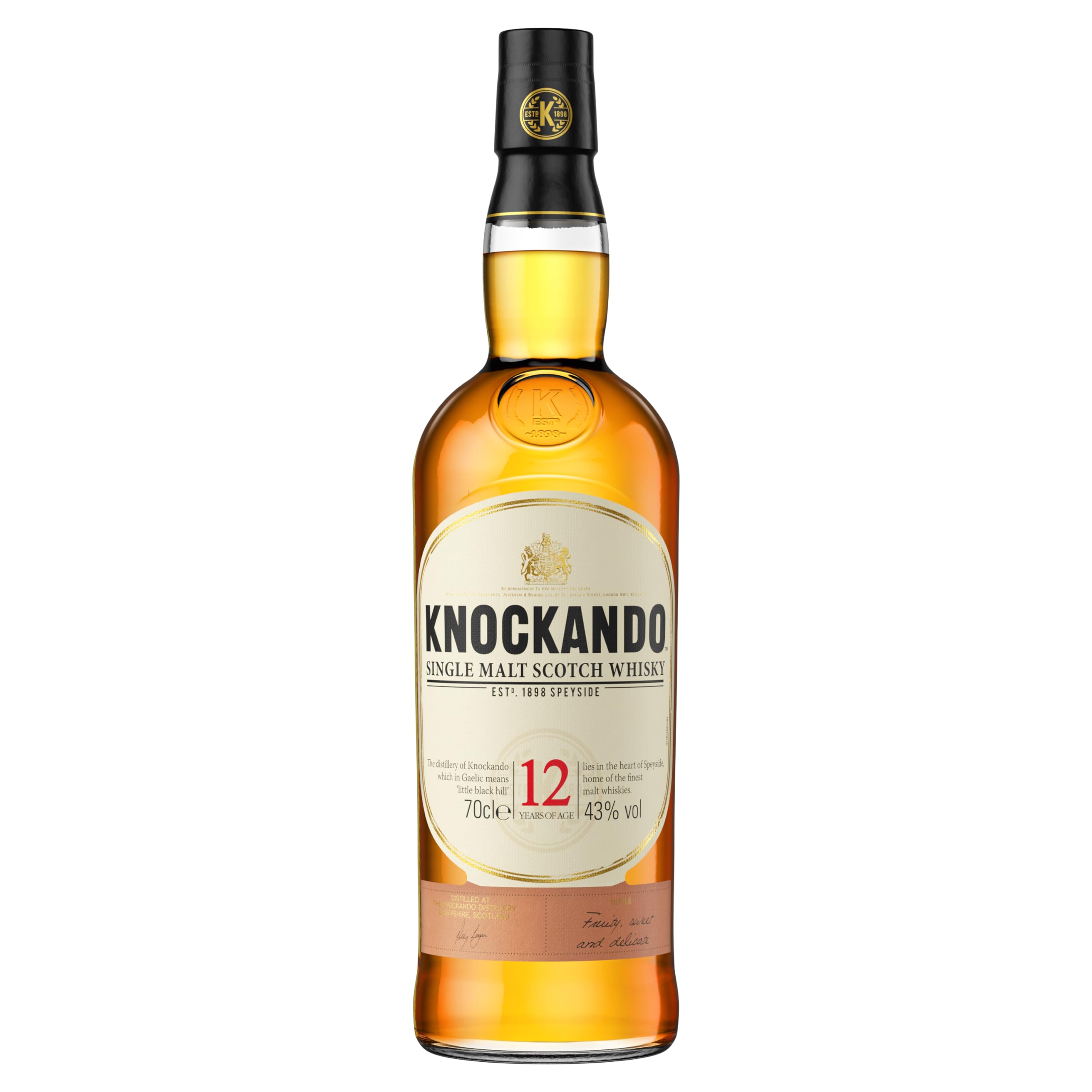 Knockando 12 Ans, Whisky Écossais Single Malt, 70cl Sous Étui (Lot de 2)
