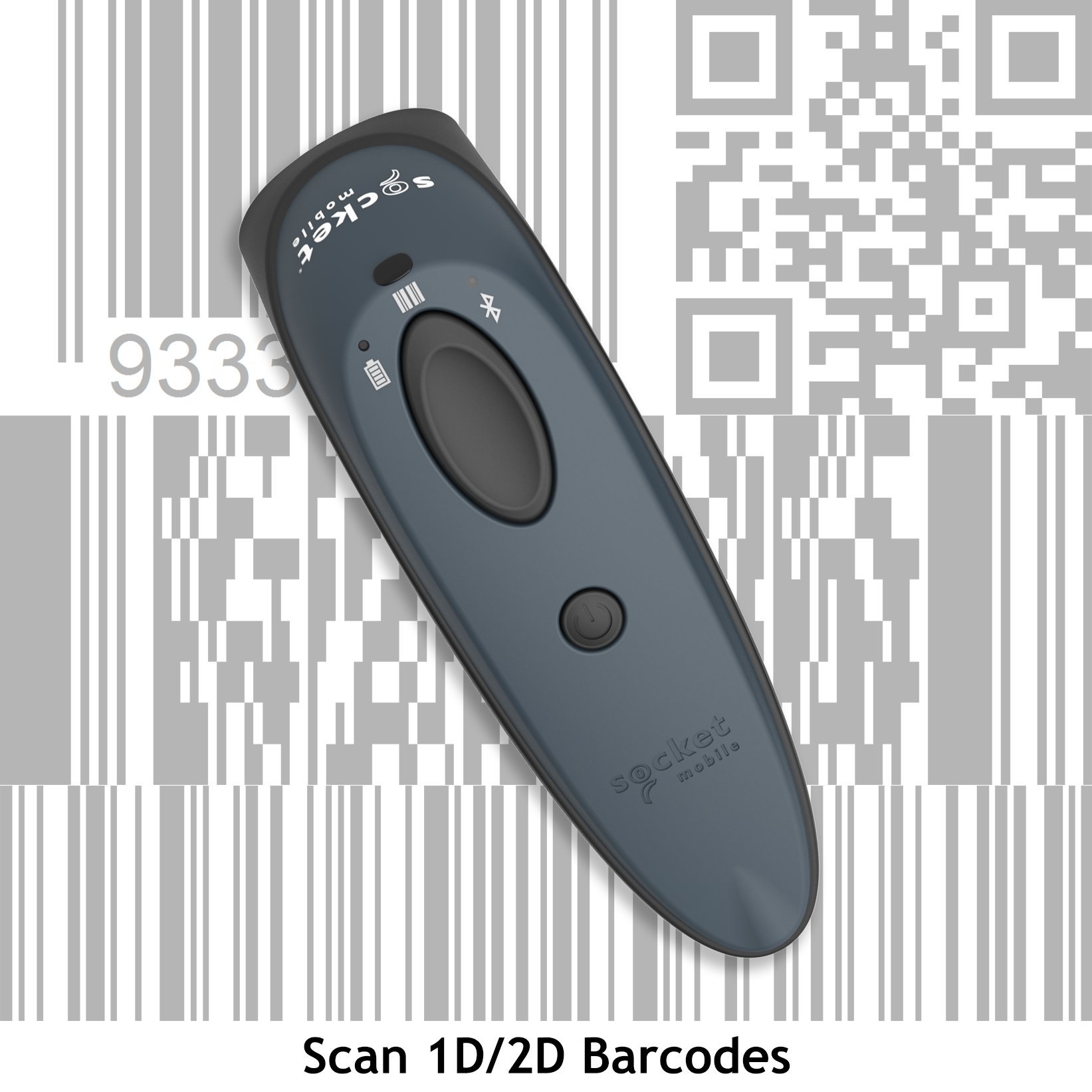 Socket Mobile CX3359-1681 DuraScan D750 2D/1D Bluetooth Barcode Scanner - Grey — view 6