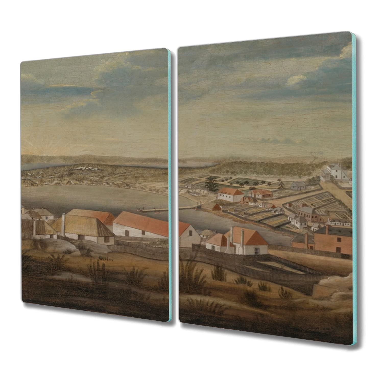 Verre de sécurité protection plaque induction Coloray avec impression artistique Sydney 1800
