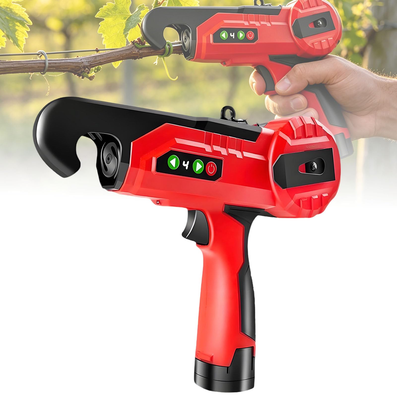 Ymnogjie Multicolor Electric Vineyard Tape Tool For Plant,Plant Vine Tying Machine,Fully Automatic Commercial Tomato Wire Tying Machine,Garden Plant Tool,For Vegetable,Fruit,Plant