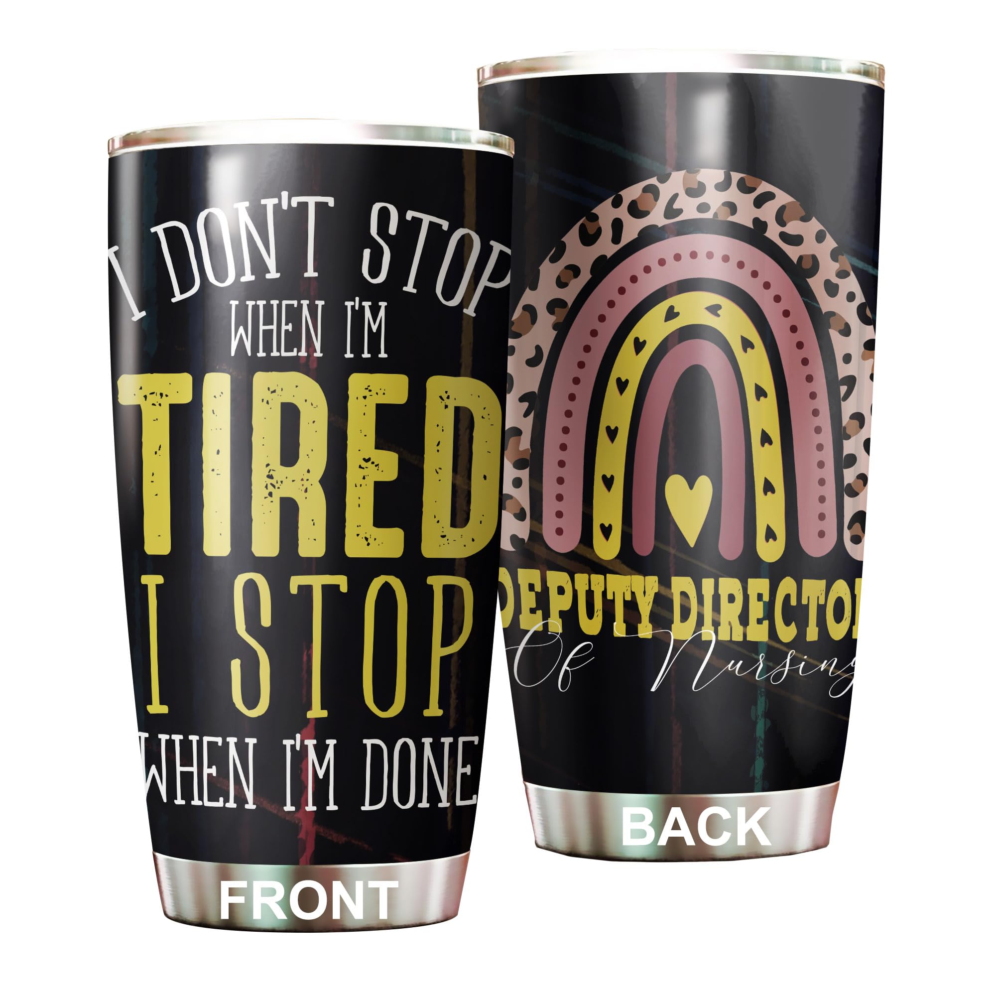 MEDROC Deputy Director of Nursing Tumbler Stainless Steel 20oz, Deputy Director of Nursing Gifts Bulk For Birthday Christmas, Nurses Week Gifts For Women Men, Deputy Director of Nursing Coffee Cup