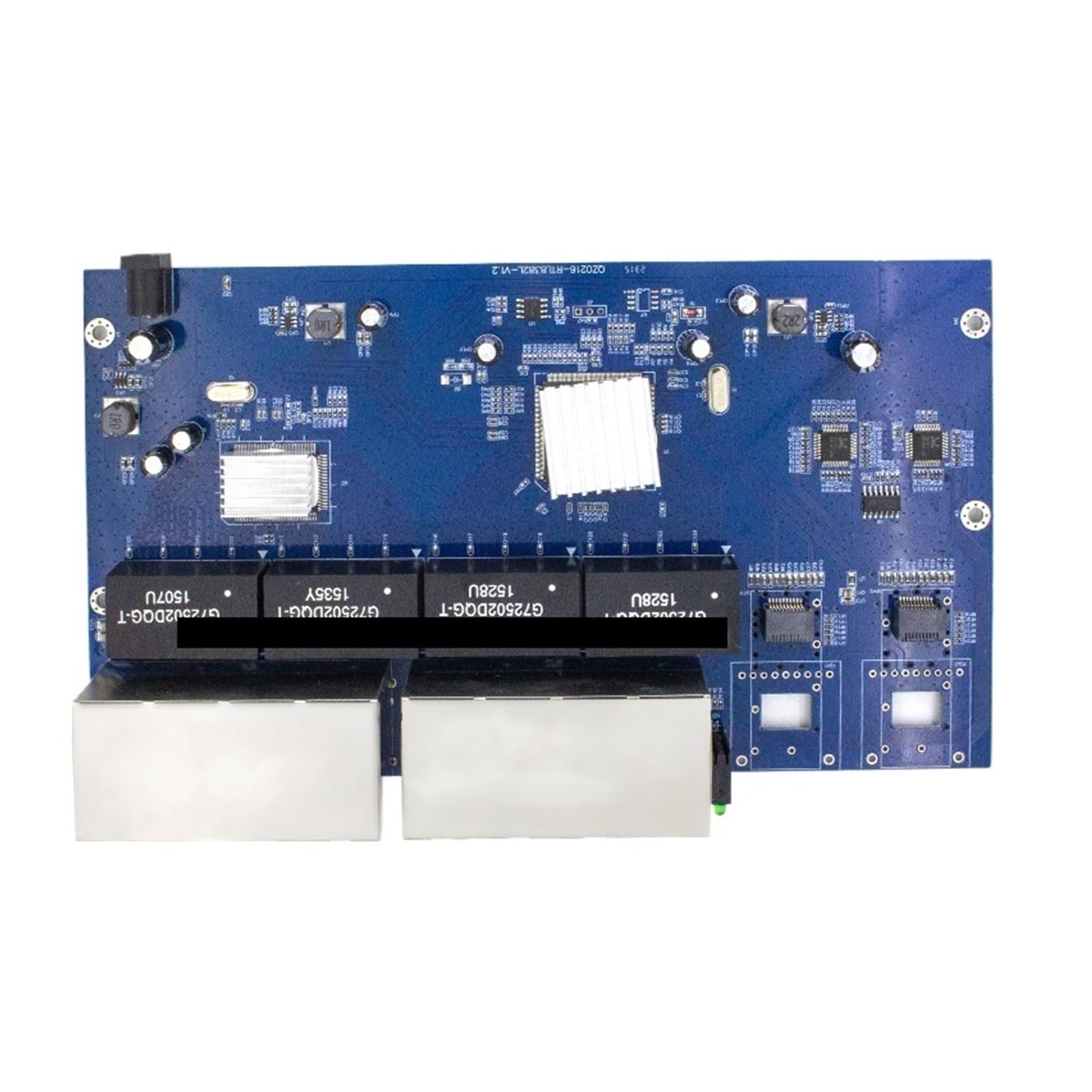 OSHZIKJII Fiber Network Switch Desktop Gigabit 1000-/Mbps 16 Rj45 2 s-f.p 10/100/1000 Optic Siwtch(With SFP Module)