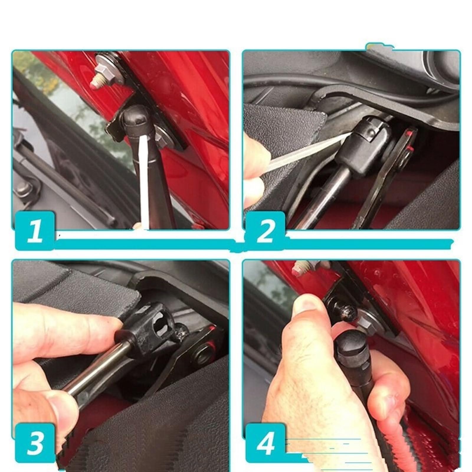 Asta Portellone Per Smart Fortwo City 450 Coupé 1998-2007 - Ricambio Per Bagagliaio, Numero OEM 113000013