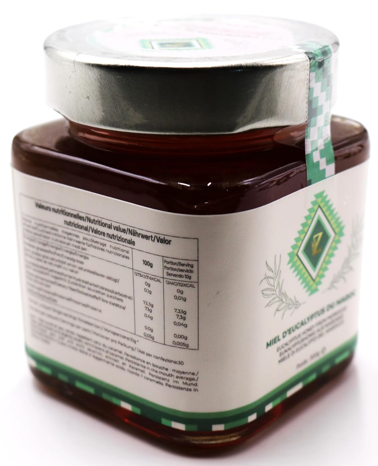 Eucalyptus honey from Morocco 300g, 100% Natural, Harvested in the Souss Massa Draa Region, a rare and unique honey