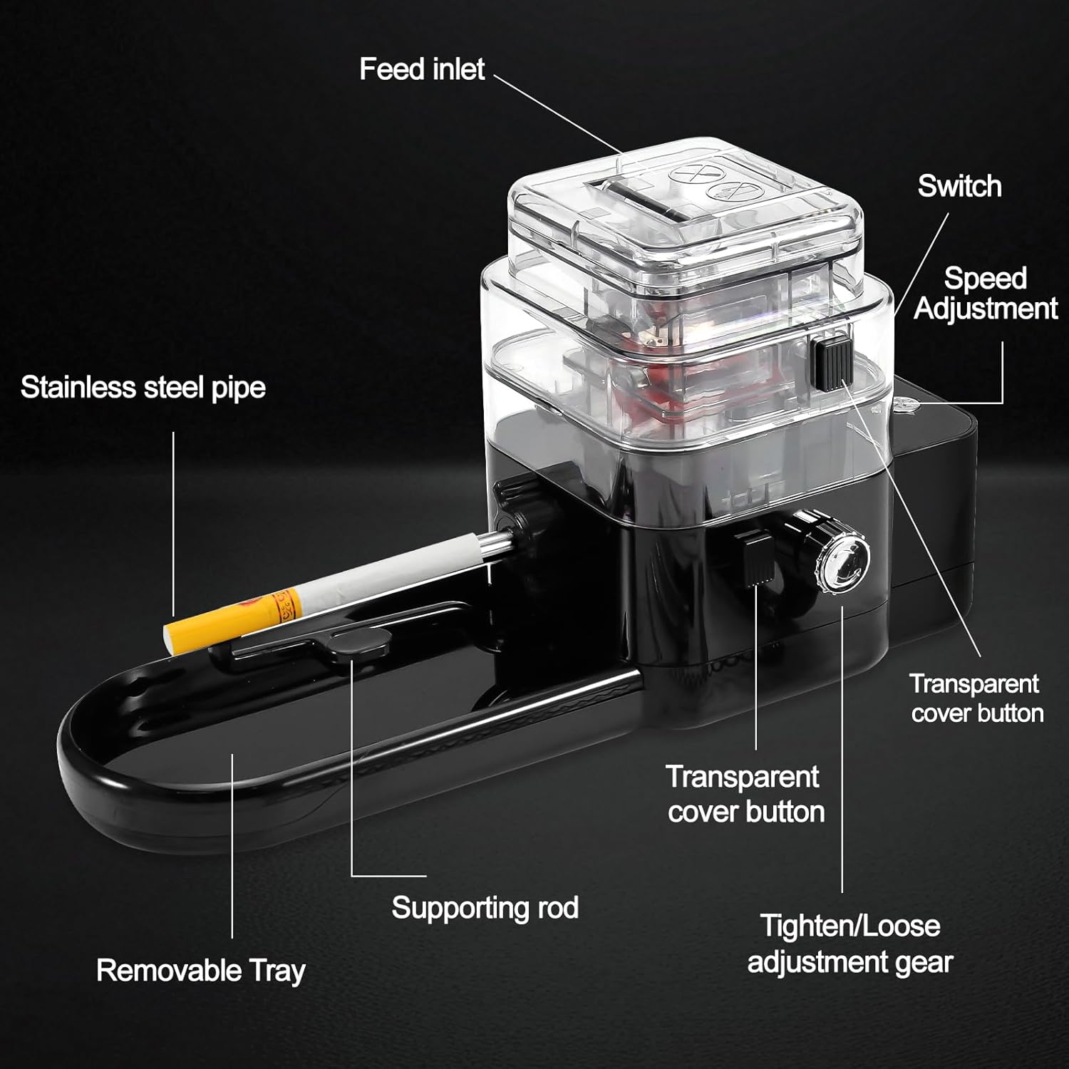 Automatic Rolling Machine Electric Cigarette Injector Machin...