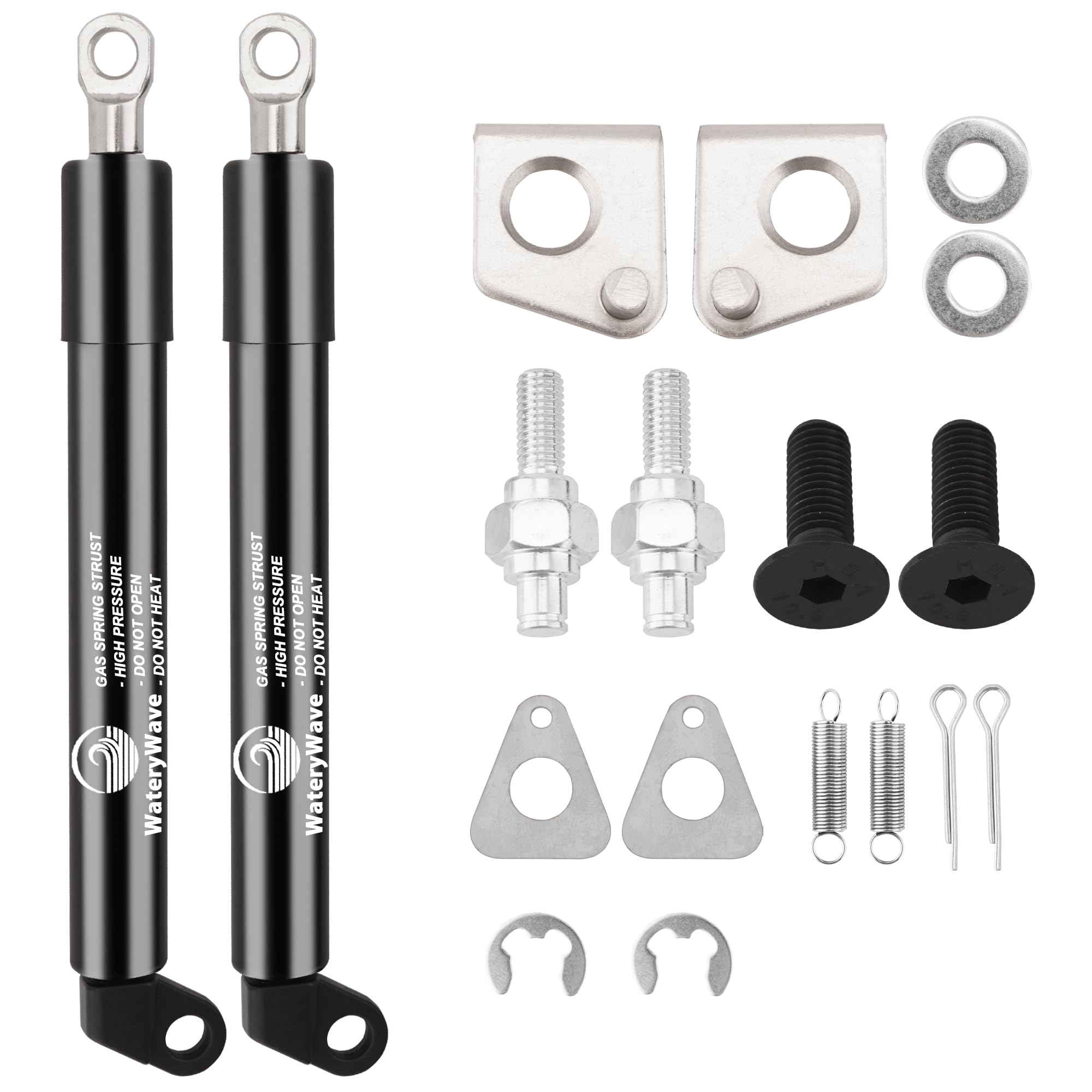 2X Verin de Coffre Voiture pour 2009-2018 FORD PX Ranger/Mazda BT-50 | Voiture Vérin Hayon Verin Hydraulique de Coffre Noir Verin a Gaz