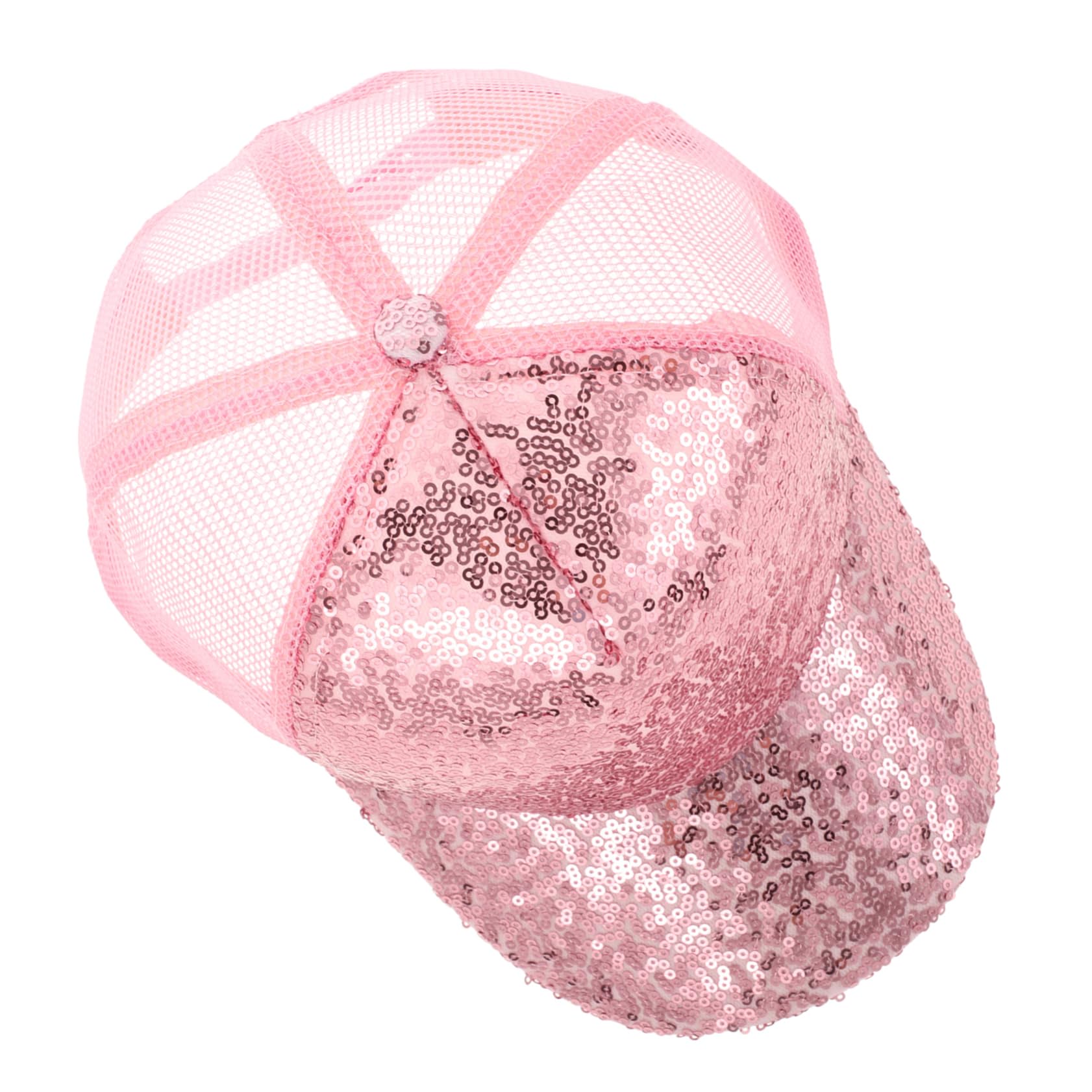 Entenschnabel-Netzhut Sonne Baseballkappen Damen-Baseballmützen Hut mit Flacher Krempe laufmütze sportmütze Baseballmütze für Erwachsene Baseballmütze für Frauen Polyester Rosa