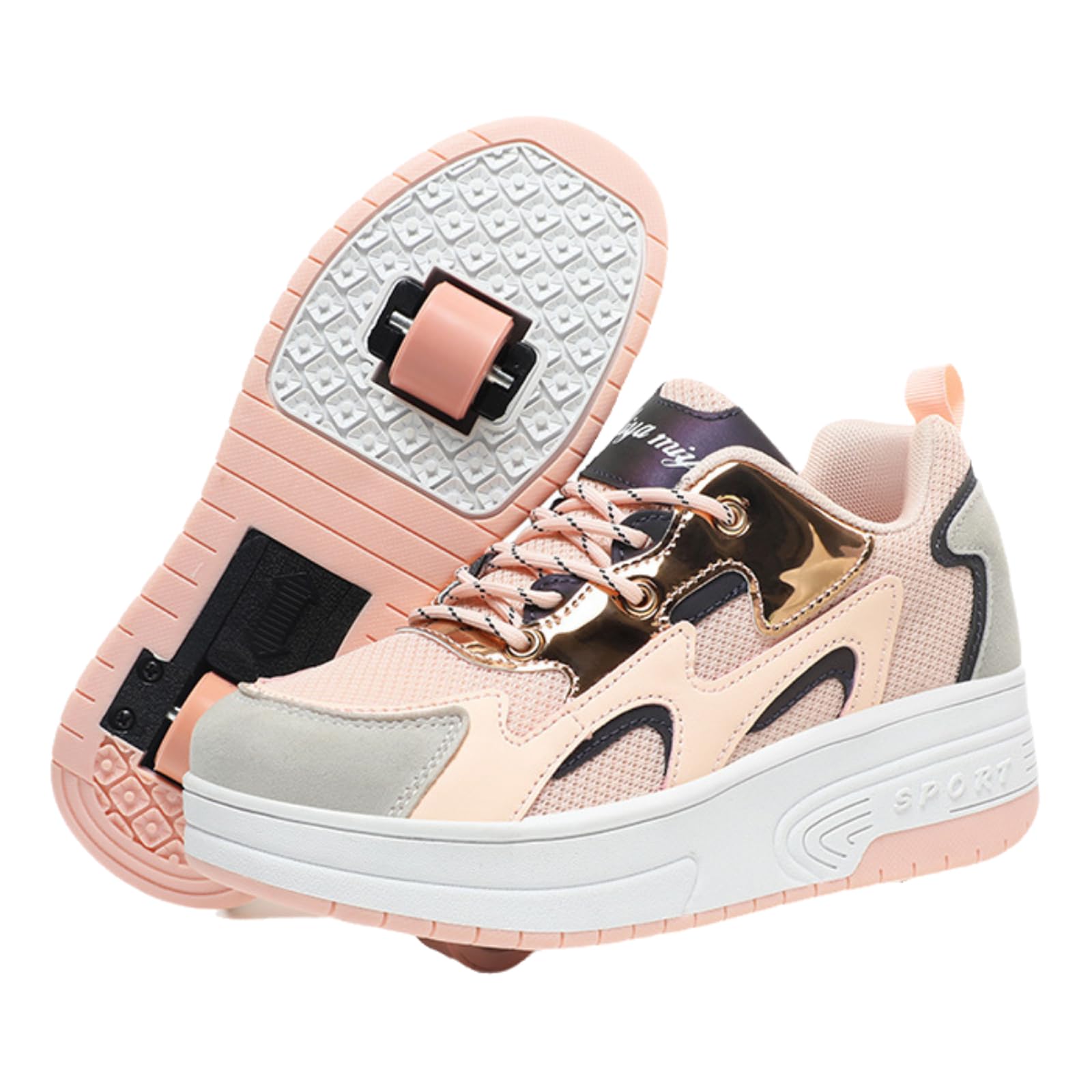 Chaussures De Patinage à Roulettes Rétractables Neuves Pour