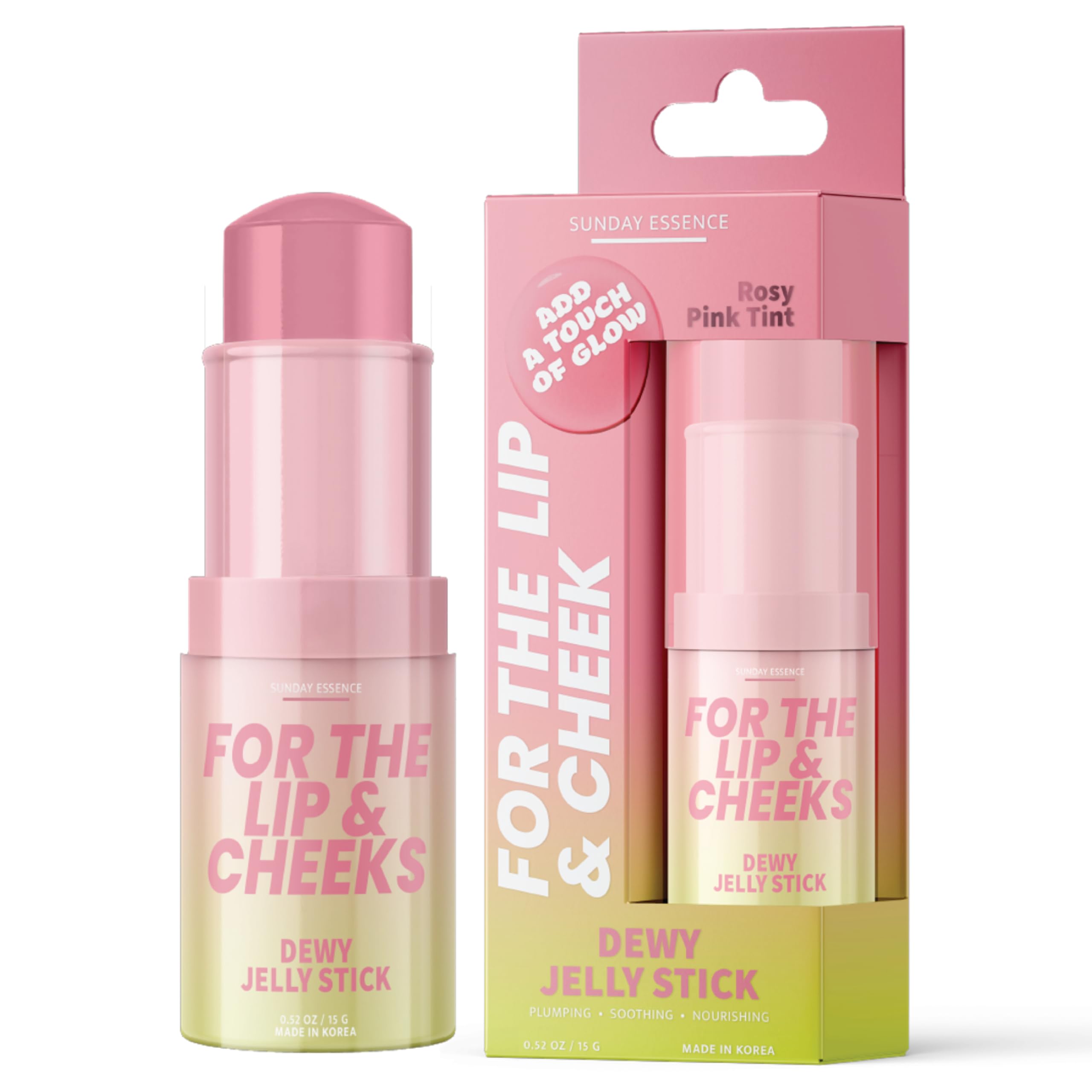 Amazon.com : Sunday Essence Jelly Cheek & Lip Tint Stick With