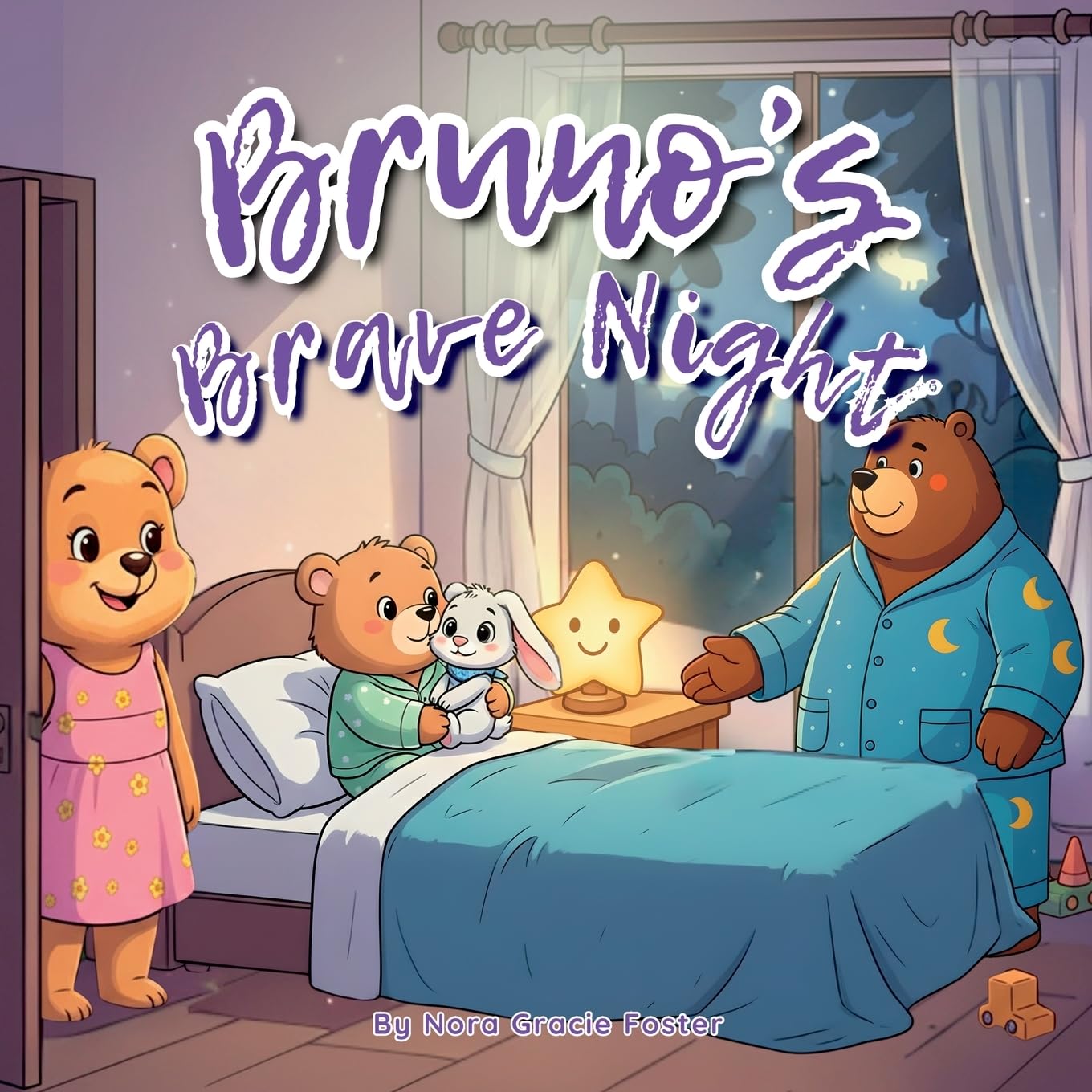 Bruno's Brave Night: A Gentle Story About Courage, Nighttime Worries, and Feeling Safe for Ages 3-5: 10 (Bruno’s Cozy Moments Collection)