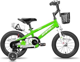 JOYSTAR Pluto Kids Bike - Bicicleta infantil de 12/14/16/18 pulgadas para niños y niñas de 2 a 8 años, bicicletas para niños con ruedas estabilizadoras