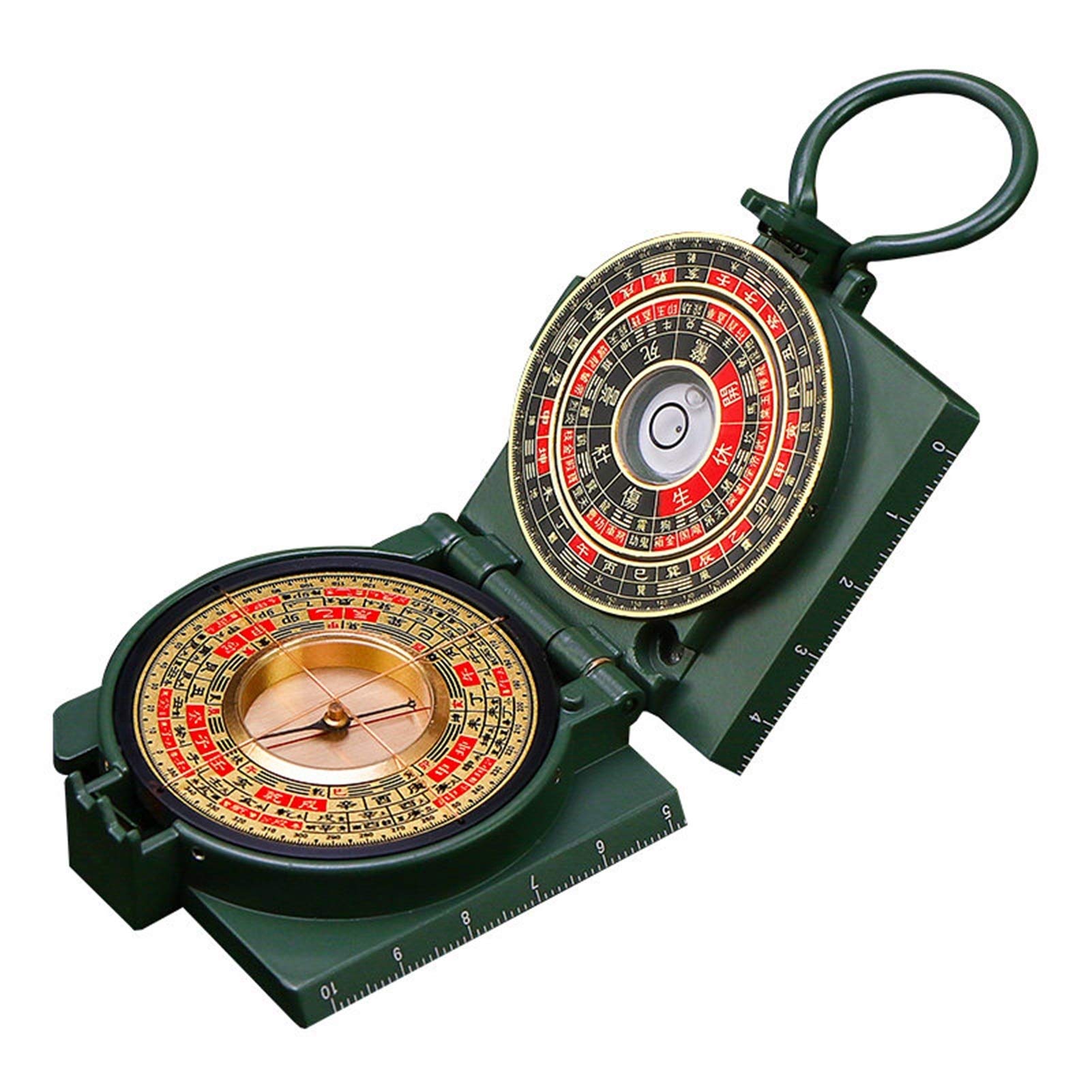 HMTE Bussola Feng Shui Luo Pan Piastra Feng Shui Bussola ad Alta precisione Bussola Portatile Bussola Piccola