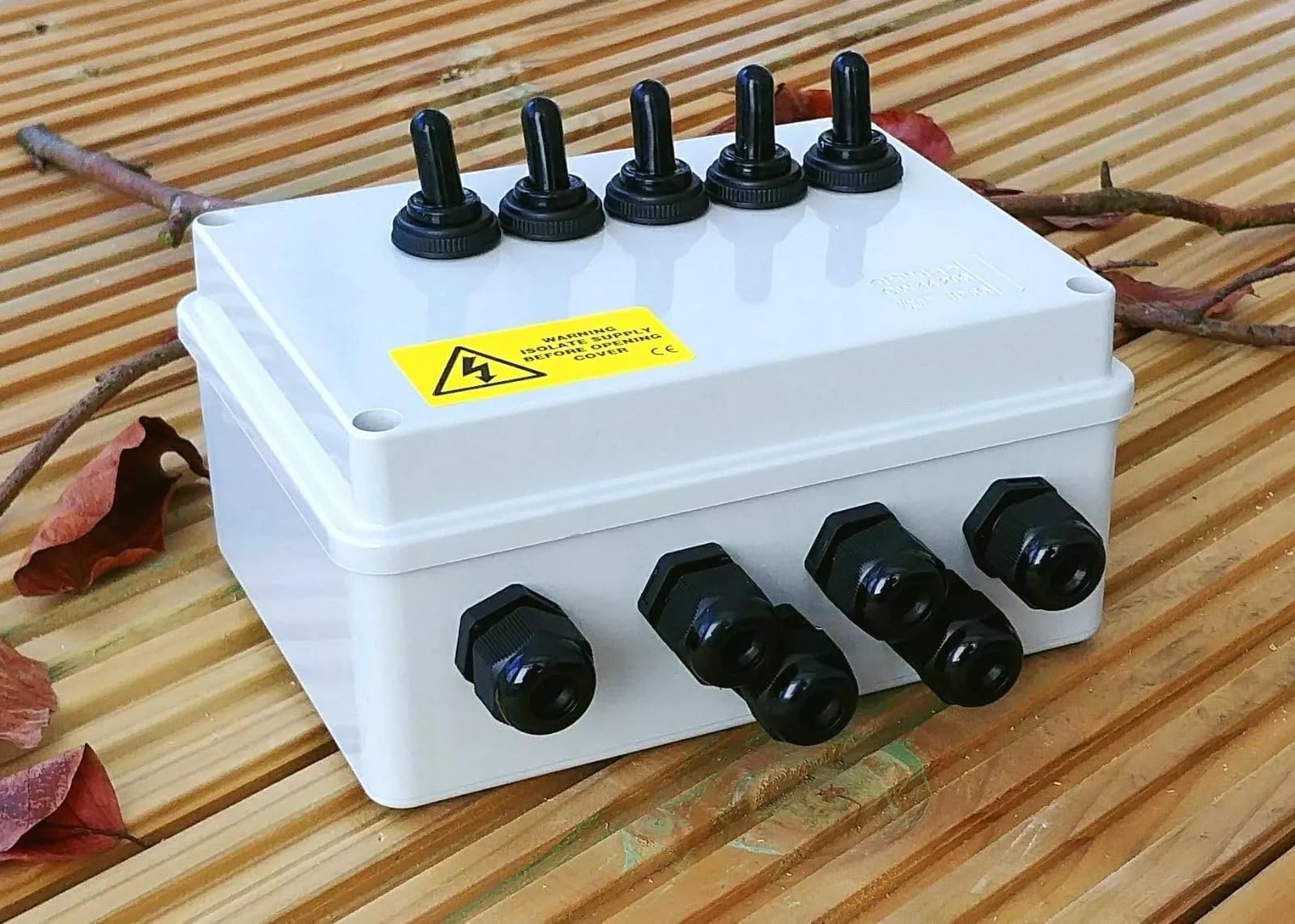 Toggle Switch Boxes for Ponds/Outdoor Lighting IP56 (5 Way)