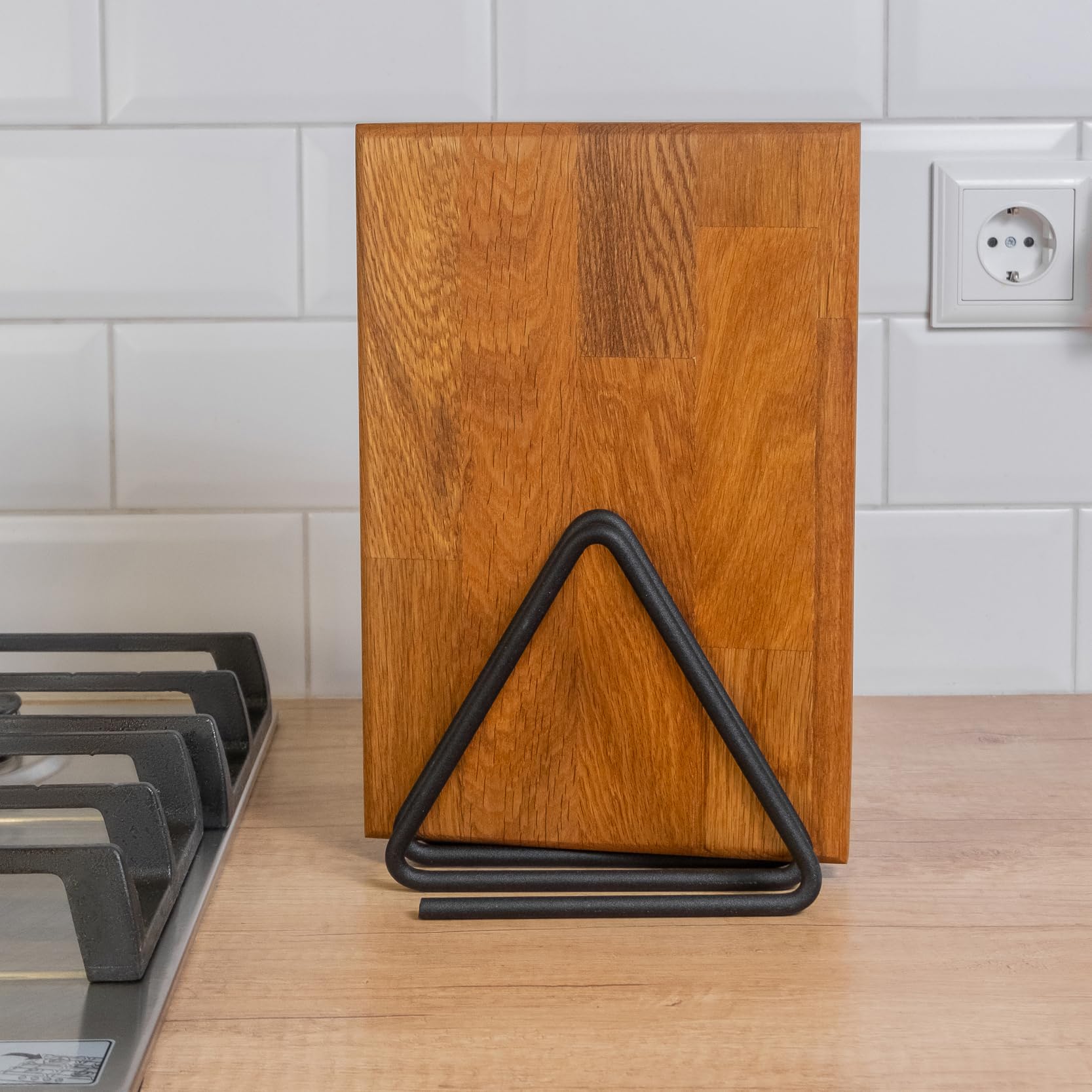 SOBEAU Support Planche à Découper, Porte-Couvercle Asserole, Support Pour Ranger Des Couvercles De Casseroles, Des Assiettes, Des Livres